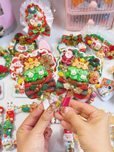 Christmas handheld mirror