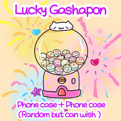 Lucky bag - 2 charm phone case (can wish color or character)