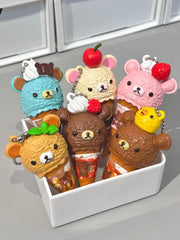 Rilakkuma Ice cream Key Chain