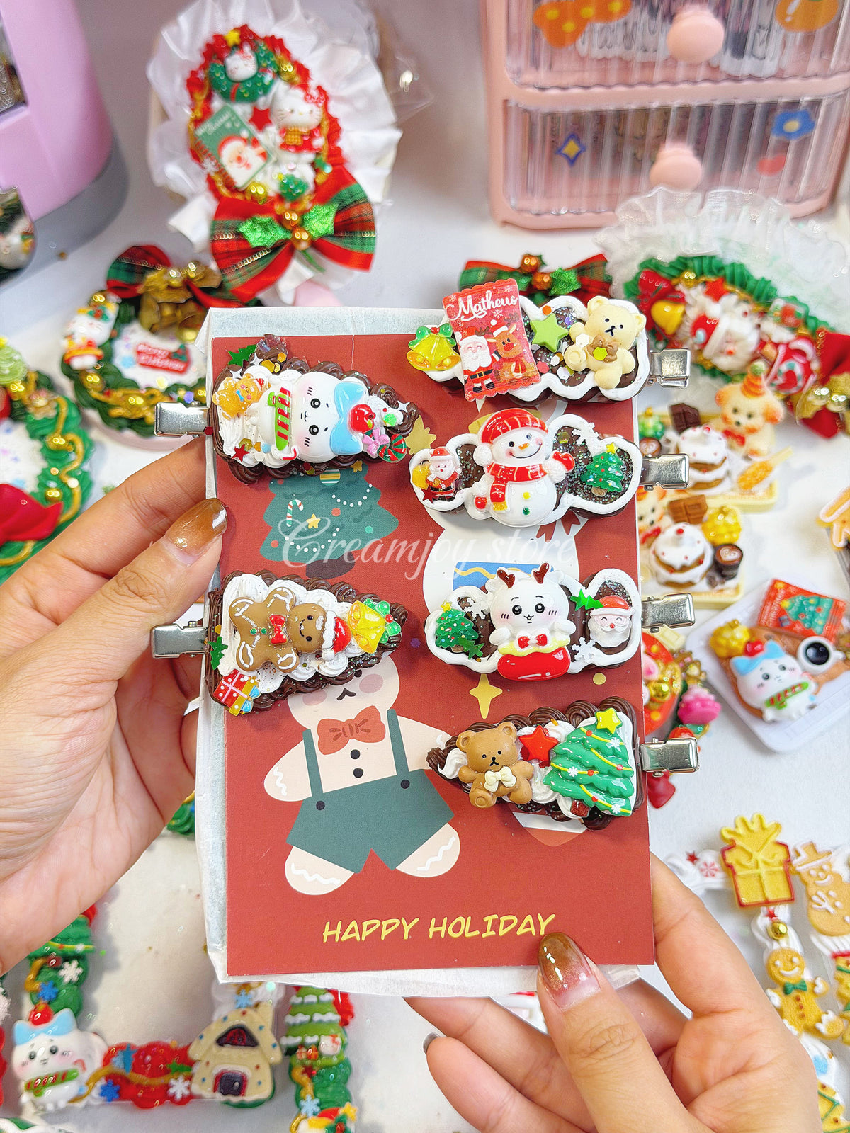 New Christmas hairpin