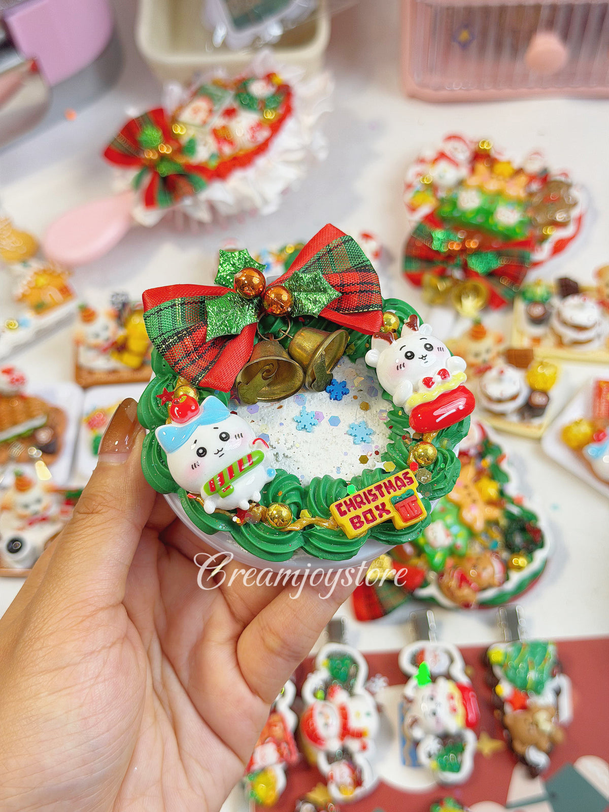 Christmas Foldable mirror