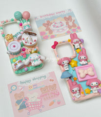 Cinnamoroll and Melody phone case
